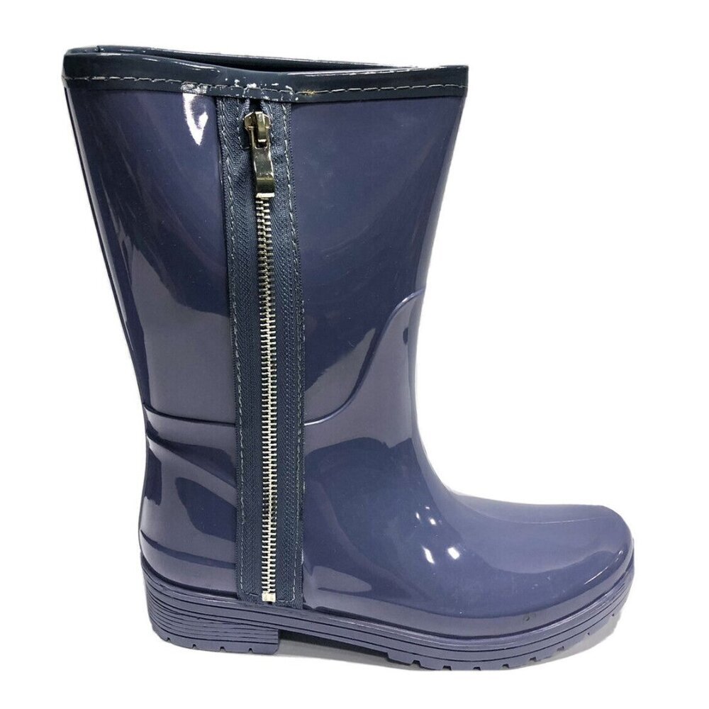 Kenneth Cole Women’s Purple Zip Up Rain Boots, Size 6 M